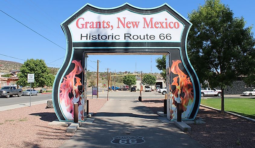 Old Route 66 near Grants, New Mexico.