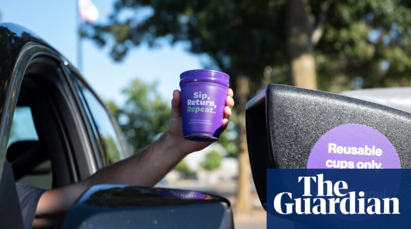 'Sip, return, repeat': US city tackles throwaway cup tradition with first-of-its-kind system