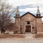 Old San Isidro Church, Corrales, New Mexico.